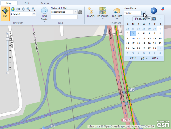 Use the calendar widget to choose a new temporal view date. Use the calendar widget to choose a new temporal view date.